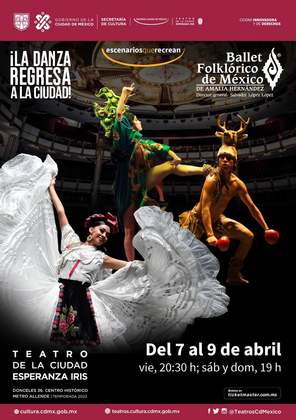 El Ballet Folklórico de México de Amalia Hernández regresa al Teatro de