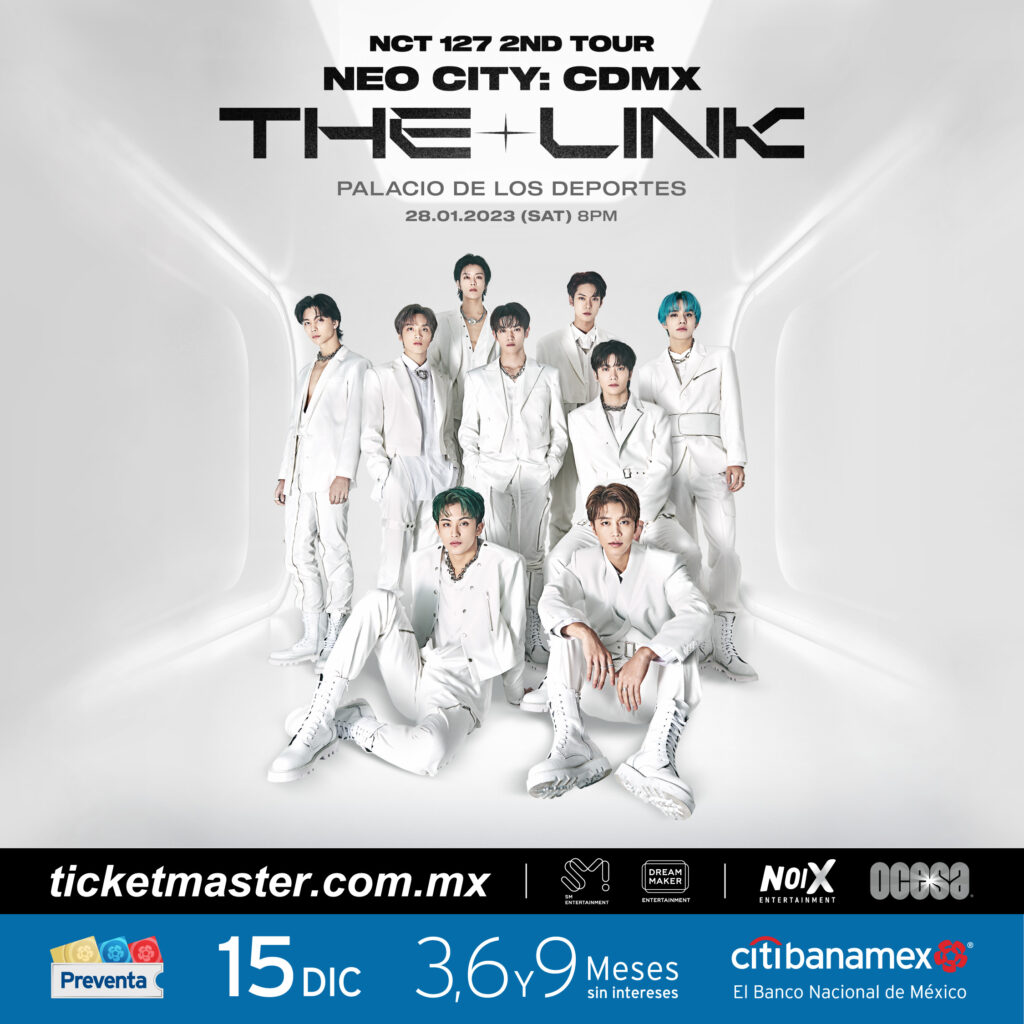 NCT 127 2nd World Tour, Neo City CDMX. The Link en el Palacio de los
