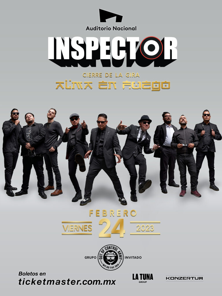 Inspector cerrará la gira «Alma en Fuego» desde el Auditorio Nacional