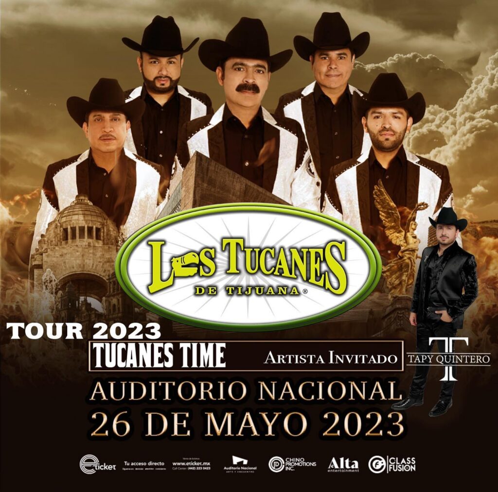 Los Tucanes de Tijuana llegan al Auditorio Nacional con su Tour 2023 Blanca Lechuza