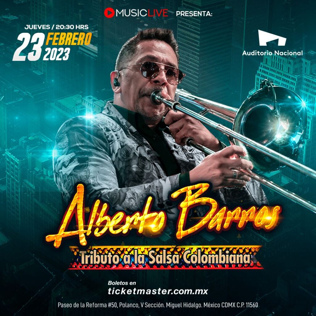 Alberto Barros «El Titán de la Salsa» regresa al Auditorio Nacional en