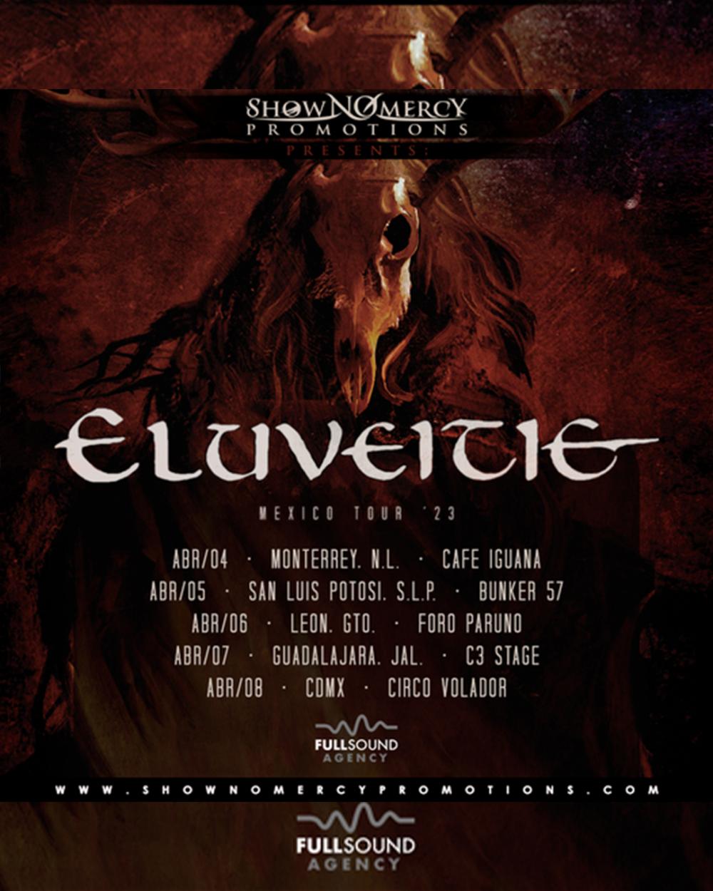 El esperado regreso de Eluveitie a Ciudad de México Blanca Lechuza