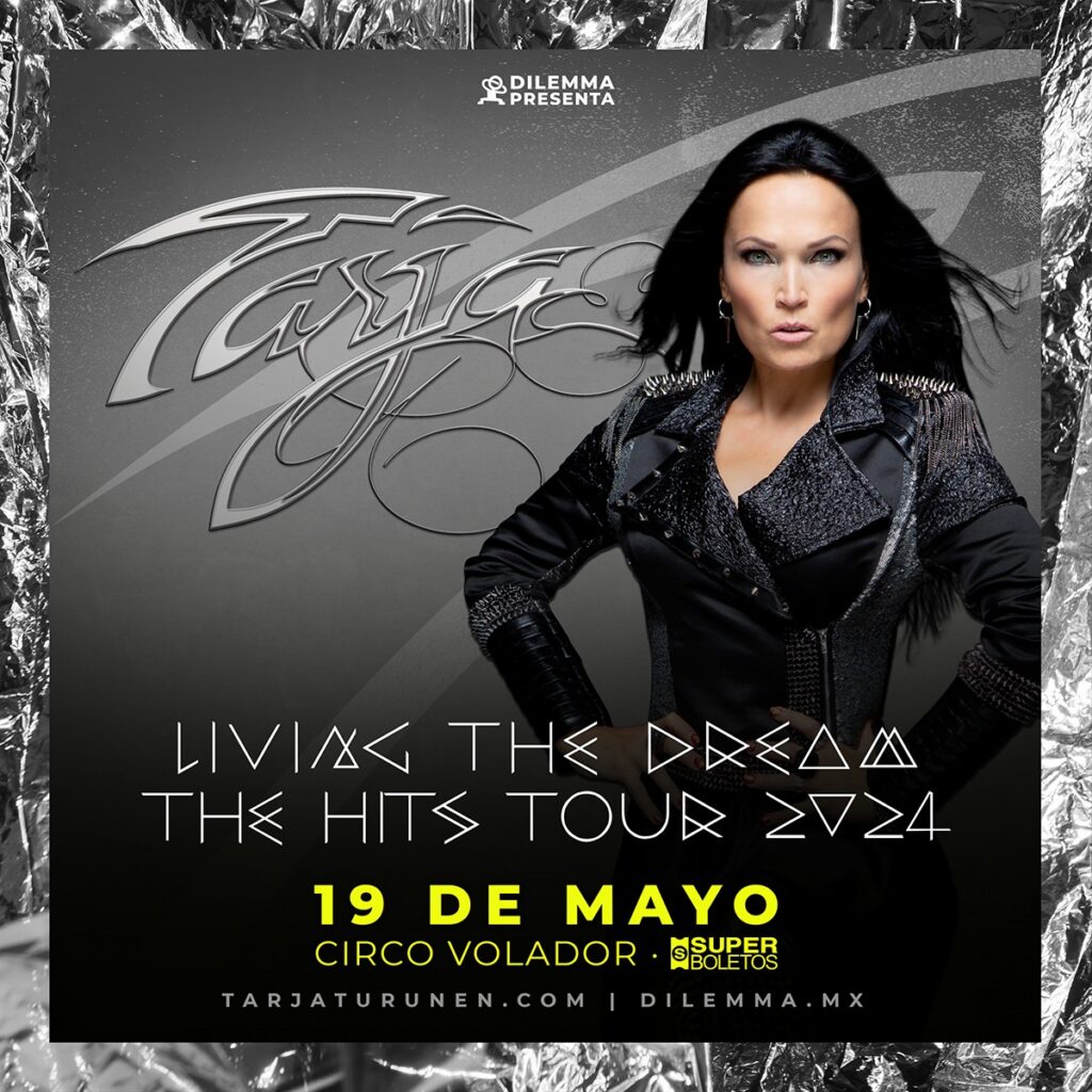 Tarja «Living The Dream The Hits Tour 2024» llega al Circo Volador