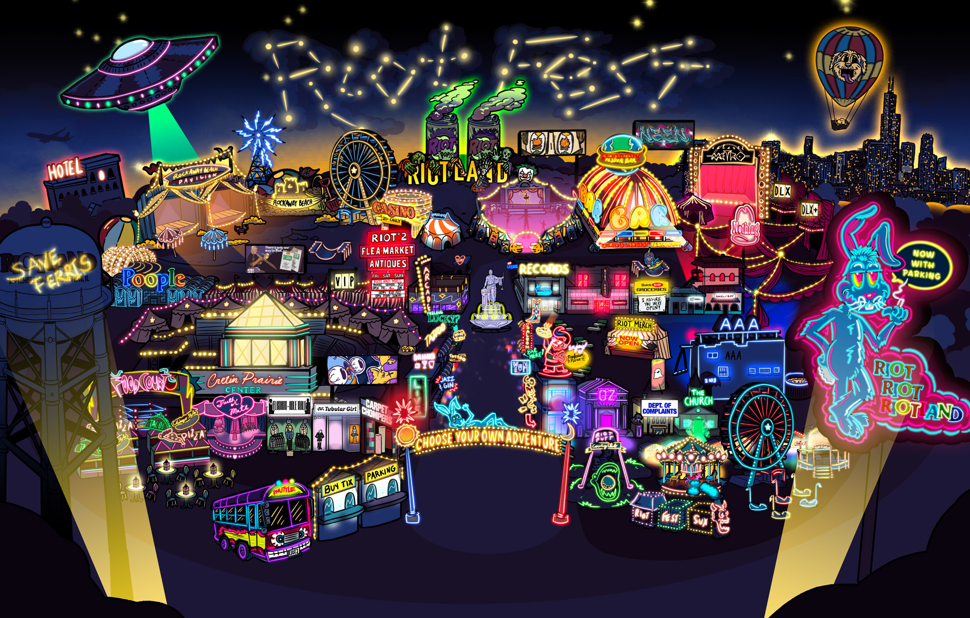 Riot Fest 2024, ¡Bienvenidos a Riot Land! – Blanca Lechuza